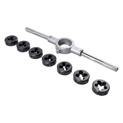 Die Hss M3 - M12 And Die Holder Set 8pce 3-12mm Carded